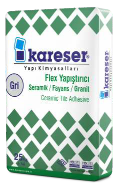 Kareser Flex Yapıştırıcı | Seramik/Fayans/Granit