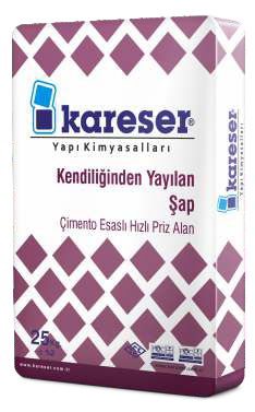 Kareser Kendiliğinden Yayılan Şap | Çimento Esaslı Hızlı Priz Alan