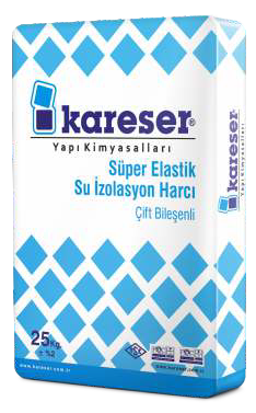 Kareser Süper Elastik Su İzolasyon Harcı | Çift Bileşenli