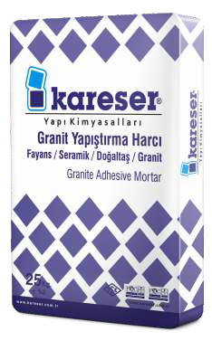 Kareser Granit Yapıştırma Harcı | Fayans Seramik/Doğaltaş/Giranit